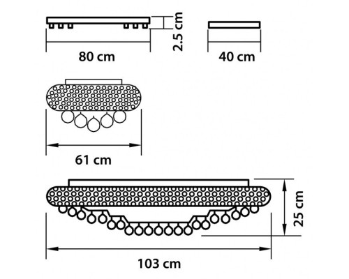 Потолочный светильник MONILE 704212 Osgona