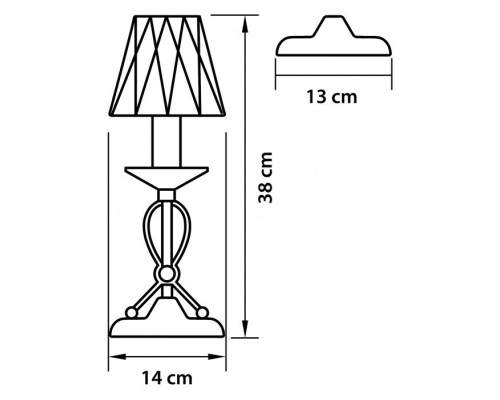Настольная лампа RICCIO 705914 Osgona