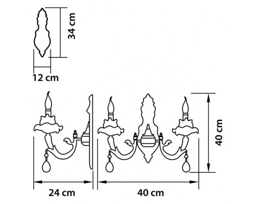 Бра Anemone 714624 Osgona