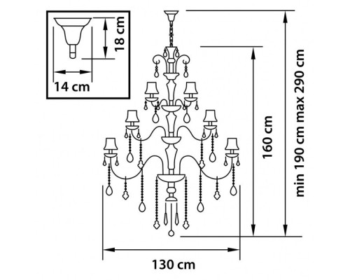 Подвесная люстра NATIVO 715287 Osgona