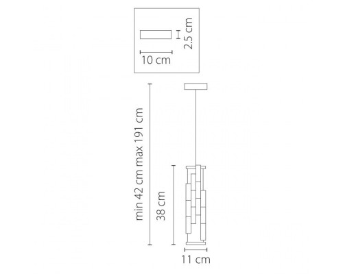 Подвесной светильник Limpio 722030 Osgona