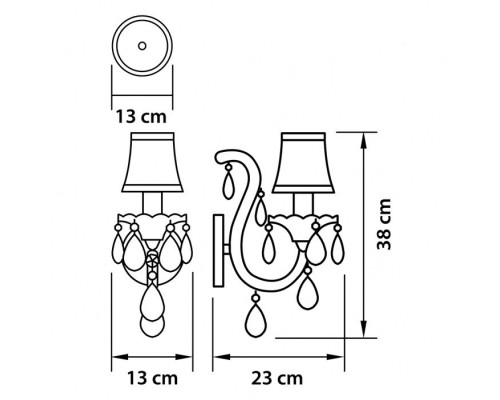 Бра PRINCIA 726611 Osgona