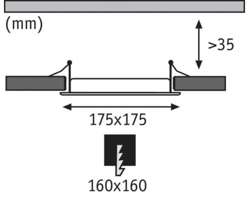Точечный светильник  92037 Paulmann