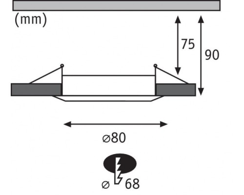 Точечный светильник  92628 Paulmann
