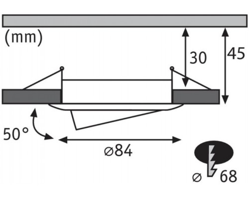 Точечный светильник Nova Plus ZB Coin 92965 Paulmann