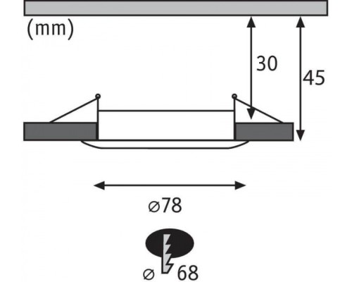Точечный светильник Nova Coin 93459 Paulmann