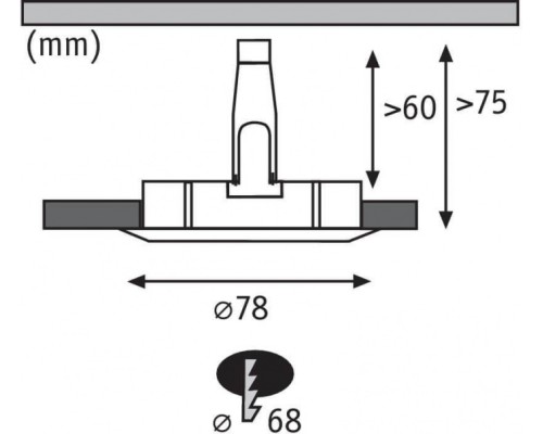 Точечный светильник Nova 93481 Paulmann