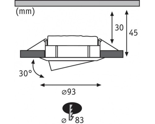 Точечный светильник Nova Plus Coin 93681 Paulmann