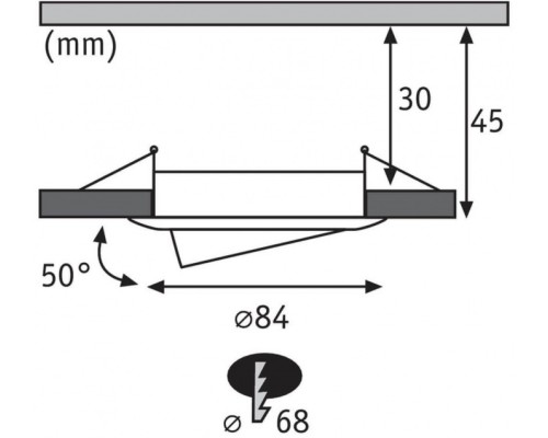 Точечный светильник SmartCoin 93941 Paulmann