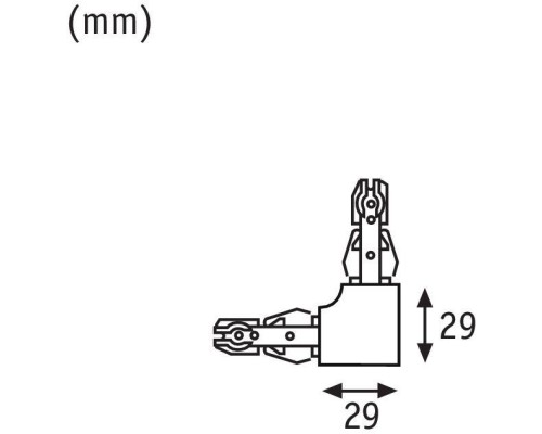 Соединитель L-образный URail 96906 Paulmann