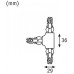 Соединитель T-образный URail 96907 Paulmann