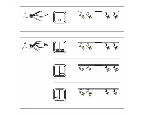 Трековая система в сборе URail 96945 Paulmann