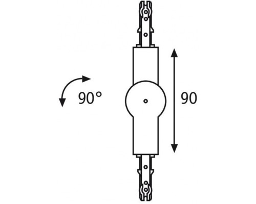Коннектор угловой URail 96964 Paulmann