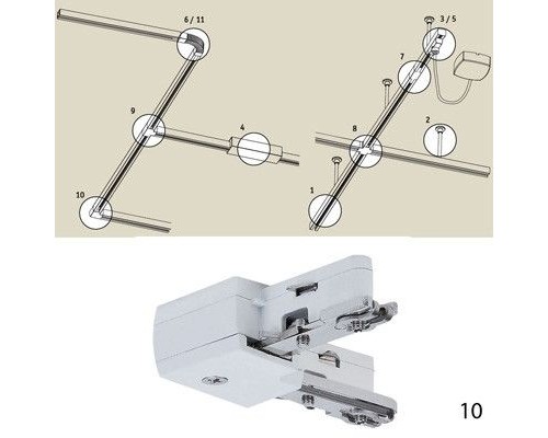 Коннектор Urail W 97649 Paulmann