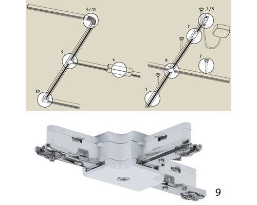 Коннектор Urail W 97686 Paulmann