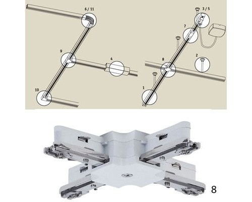 Коннектор Urail W 97687 Paulmann