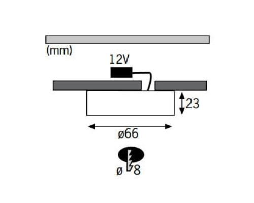 Точечный светильник  98429 Paulmann