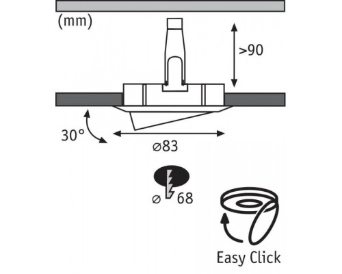 Точечный светильник  98878 Paulmann