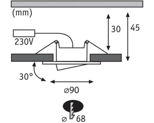 Точечный светильник Calla 99922 Paulmann