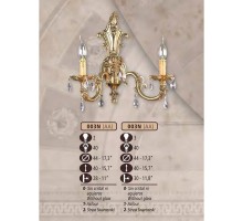 Бра 003N 003N/2 AA SWAROVSKI Riperlamp