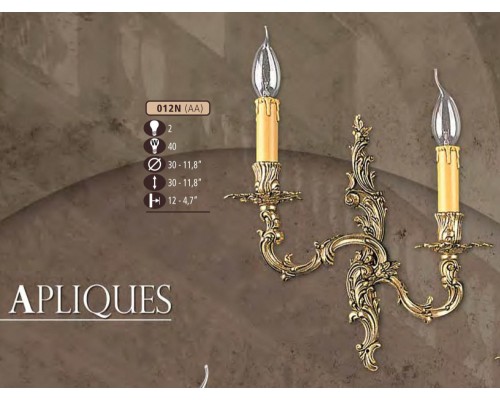 Бра 012N 012N/2 AA Riperlamp