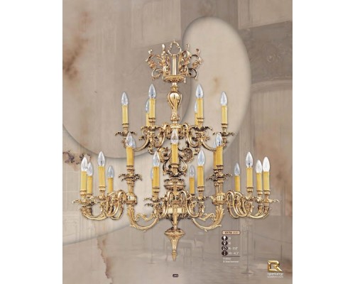 Подвесная люстра 017A 017A/24 AA ASFOUR Riperlamp