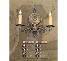 Бра 020P 020P/2 BQ Riperlamp