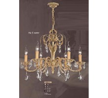 Подвесная люстра 048A 048A/5 AB SWAROVSKI Riperlamp