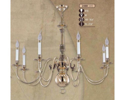 Подвесная люстра 248B 248B/8 AH Riperlamp