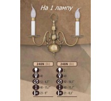 Бра 248N 248N/1 BJ Riperlamp