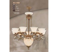 Подвесная люстра 253B 253B/9+1 AY WHITE ALABASTER Riperlamp