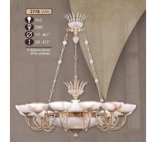 Подвесная люстра 277B 277B/12+2 AM WHITE ALABASTER Riperlamp