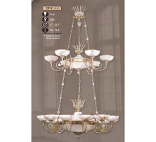 Подвесная люстра 277C 277C/14+8 AM WHITE ALABASTER Riperlamp