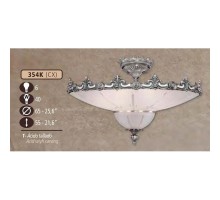 Потолочная люстра 354K 354K/6 CX ACID W/CARVING Riperlamp