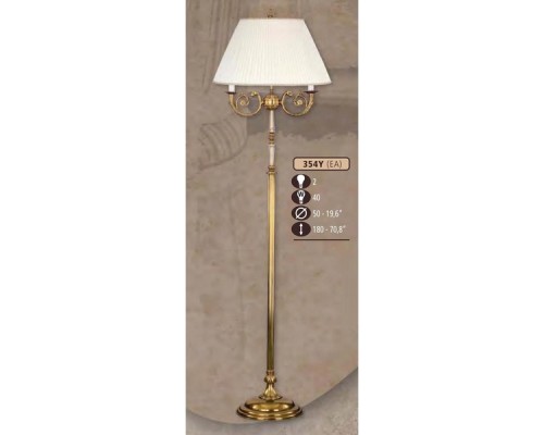 Торшер 354Y 354Y/2 EA CREAM SHADE Riperlamp