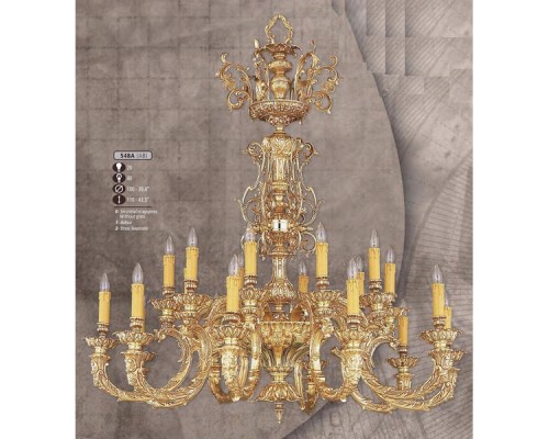 Подвесная люстра 548A 548A/20 AB SWAROVSKI Riperlamp