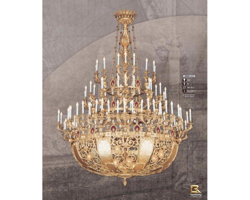 Подвесная люстра 559C 559C/116 AQ GARNET CERAMIC Riperlamp