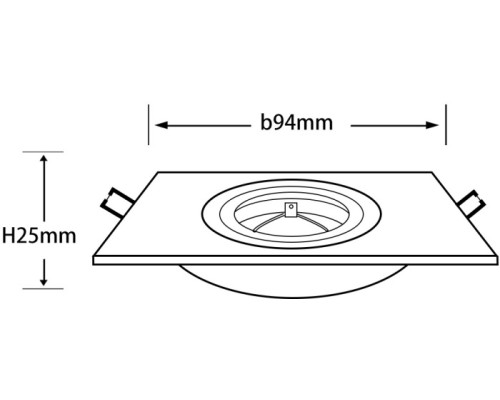 Точечный светильник Artin 51424 4 Ritter