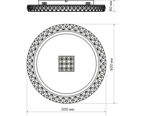 Потолочная люстра Galassia 51578 8 Ritter