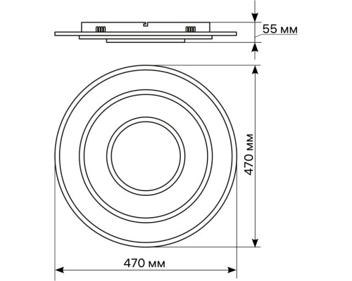 Потолочная люстра Galassia 51580 1 Ritter