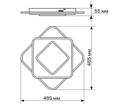 Потолочная люстра Galassia 51583 2 Ritter