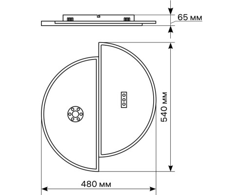 Потолочная люстра Occhiata 51587 0 Ritter