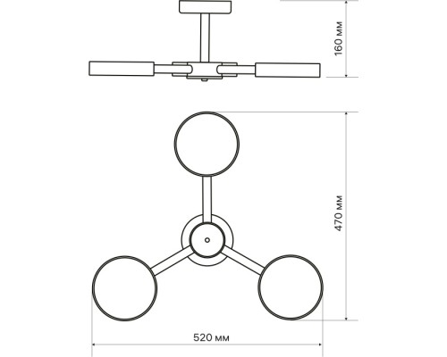 Потолочная люстра Scandia 51590 0 Ritter
