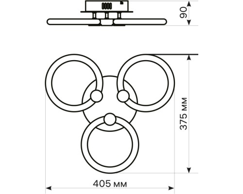 Потолочная люстра Ottimo 51611 2 Ritter