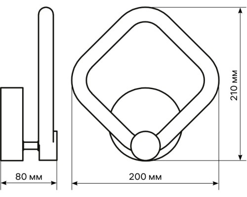 Бра Ottimo 51614 3 Ritter