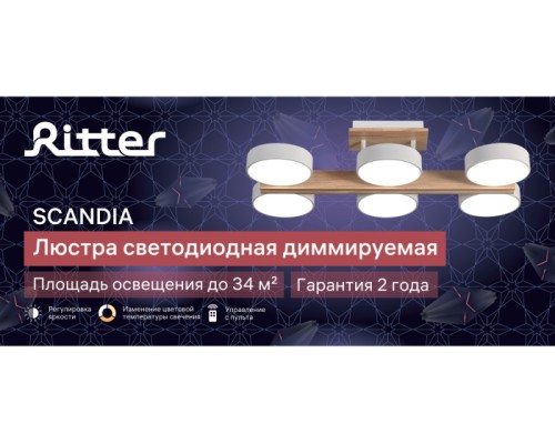 Потолочная люстра Scandia 51627 3 Ritter