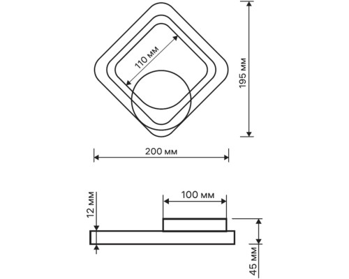 Бра Palermo 52351 2 Ritter
