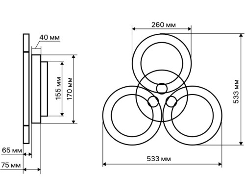 Потолочная люстра Rieti 52360 4 Ritter