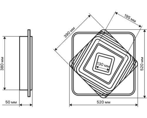 Потолочная люстра Brienno 52387 1 Ritter