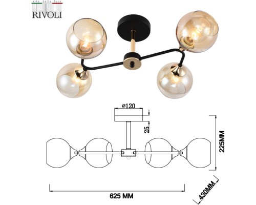Потолочная люстра Alison 3138-304 Rivoli